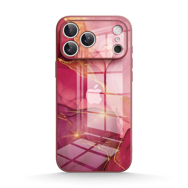 Agate Rose Gold | IPhone Series Tempered Glass Case