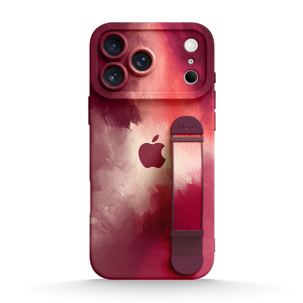 Berry Red | iPhone Series Multifunctional Wristband Case