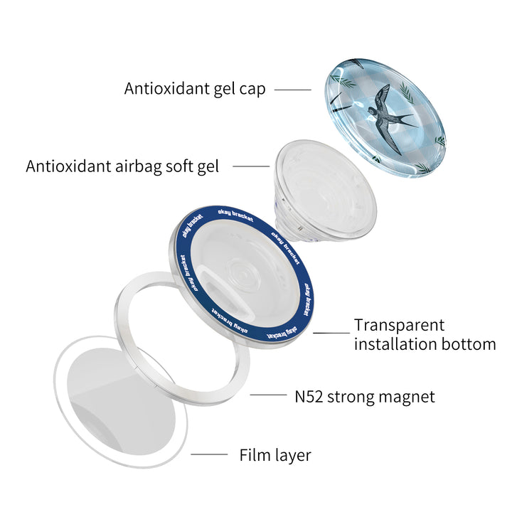 Dancing With Butterflies | Air Bag Grip For MagSafe
