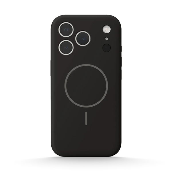Noble Black | iPhone Series Liquid Silicone MagSafe Case