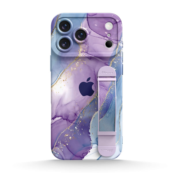 Purple Blue Gilt | iPhone Series Multifunctional Wristband Case