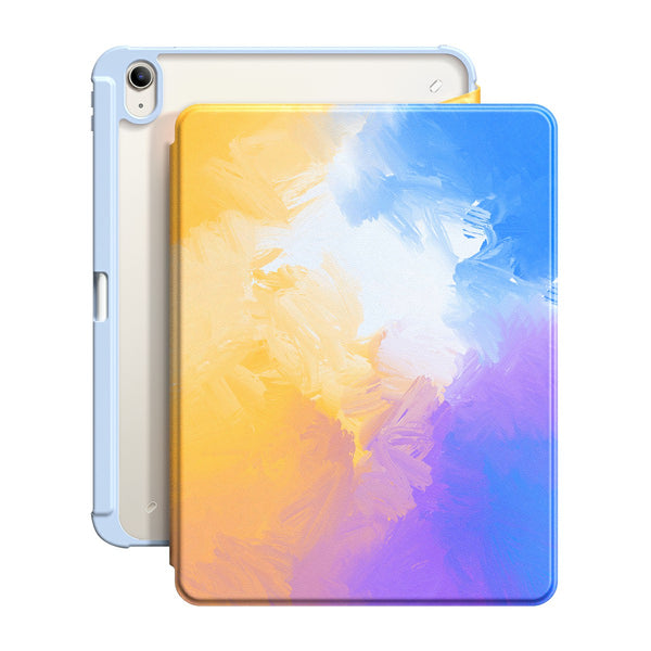 Lilac Yellow | iPad Series Snap 360° Stand Impact Resistant Case