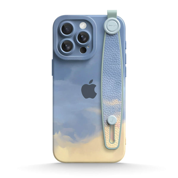 Sea Fog Blue | iPhone Series Multifunctional Wristband Case