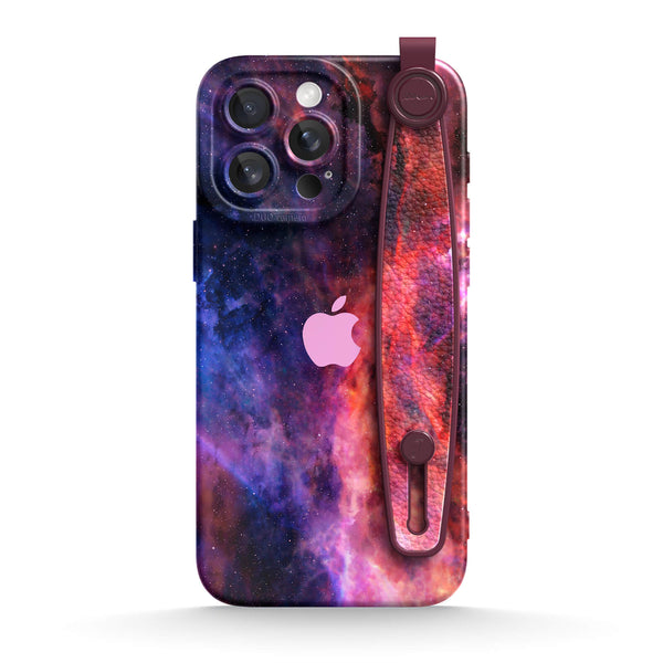 Blue Red Nebula | iPhone Series Multifunctional Wristband Case