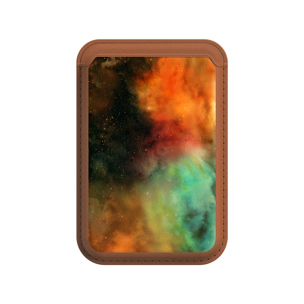 Molten Nebula | Leather Wallet with MagSafe