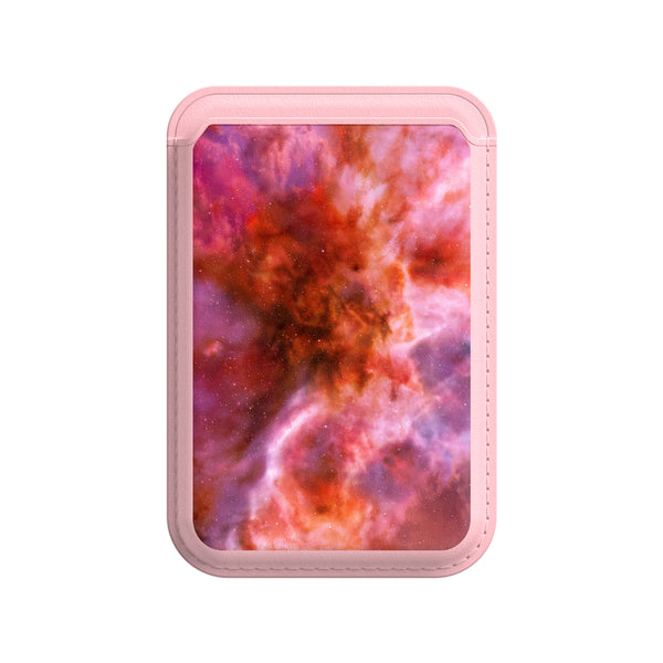 Powder Nebula | Leather Wallet with MagSafe