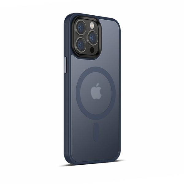 Navy Blue | iPhone MagSafe Translucent Matte Case