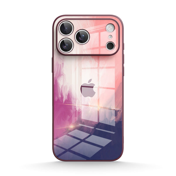 Berry Color | IPhone Series Tempered Glass Case
