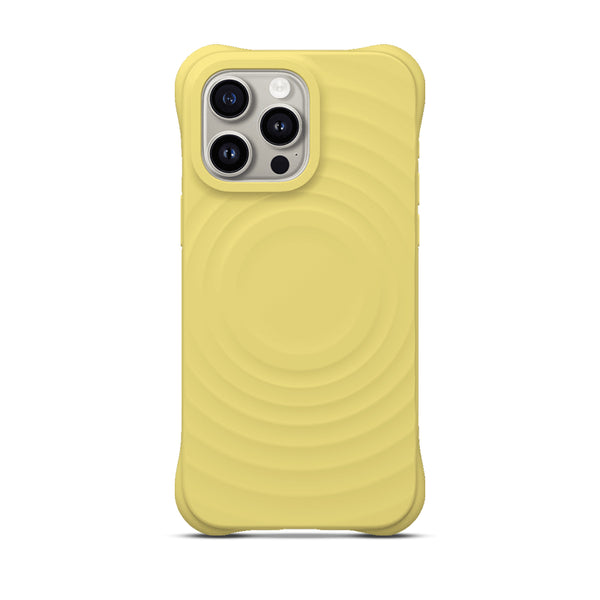 Lemon Yellow | iPhone MagSafe Corrugated Silicone Case