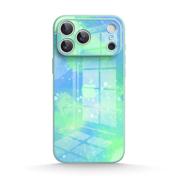 Fluorescent Jellyfish | IPhone Series Tempered Glass Case