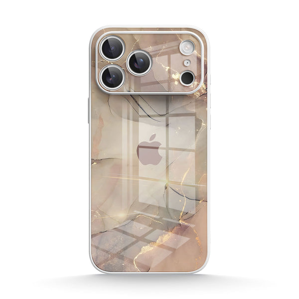 Elegant Brown | IPhone Series Tempered Glass Case