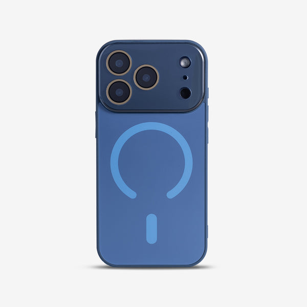 Navy Blue | iPhone MagSafe Matte Mirror Case
