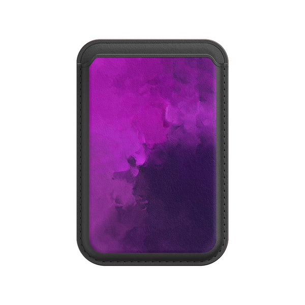 Dark Purple | Leather Wallet with MagSafe
