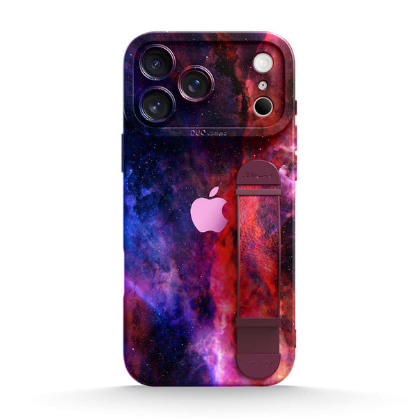 Blue Red Nebula | iPhone Series Multifunctional Wristband Case