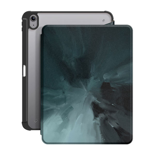 Black Gray | iPad Series Snap 360° Stand Impact Resistant Case