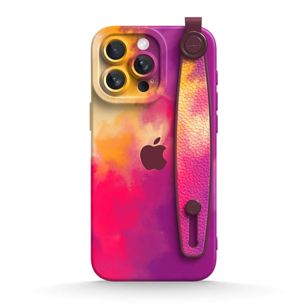 Daisy Fuchsia | iPhone Series Multifunctional Wristband Case