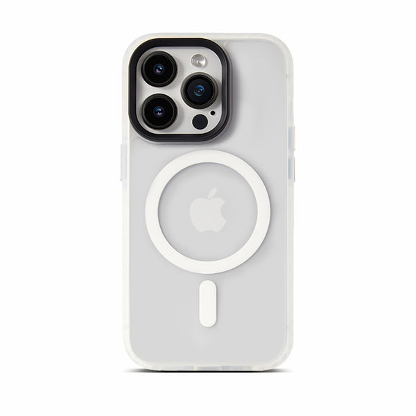 White | iPhone MagSafe Matte Shockproof Case