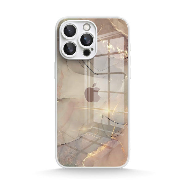 Elegant Brown | IPhone Series Tempered Glass Case