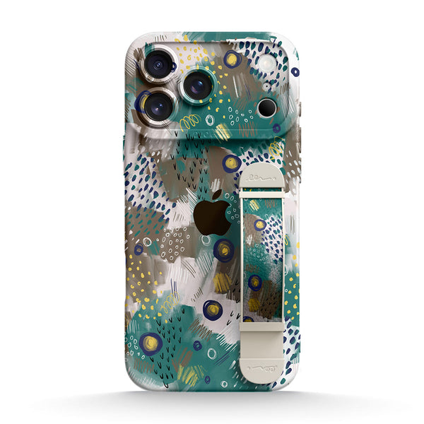 Dancing Peacock | iPhone Series Multifunctional Wristband Case