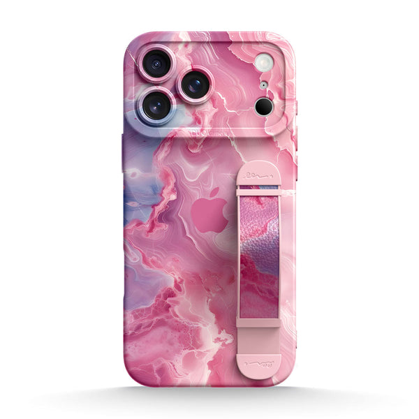 Jadeite Pink | iPhone Series Multifunctional Wristband Case