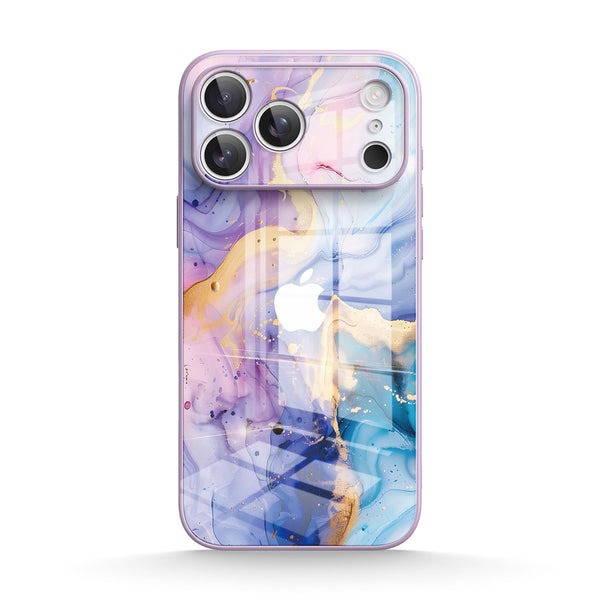 Gilded Colored Jade | IPhone Series Tempered Glass Case