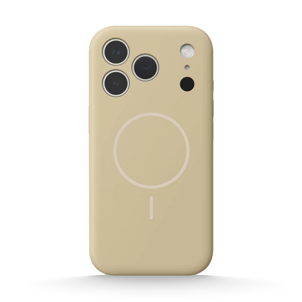 Khaki | iPhone Series Liquid Silicone MagSafe Case