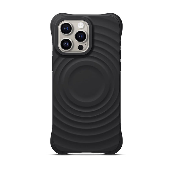Noble Black | iPhone MagSafe Corrugated Silicone Case