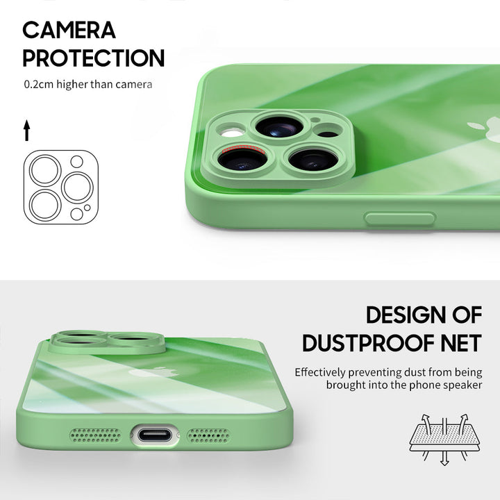 Green and White | IPhone Series Impact Resistant Protective Case