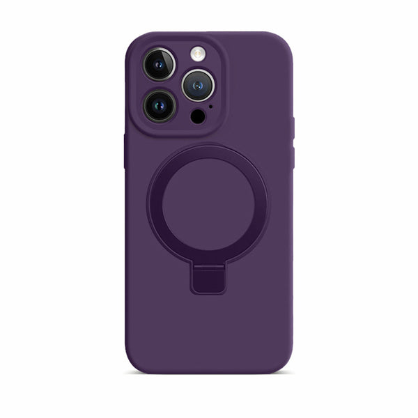 Dark Purple | iPhone MagSafe Bracket Liquid Case