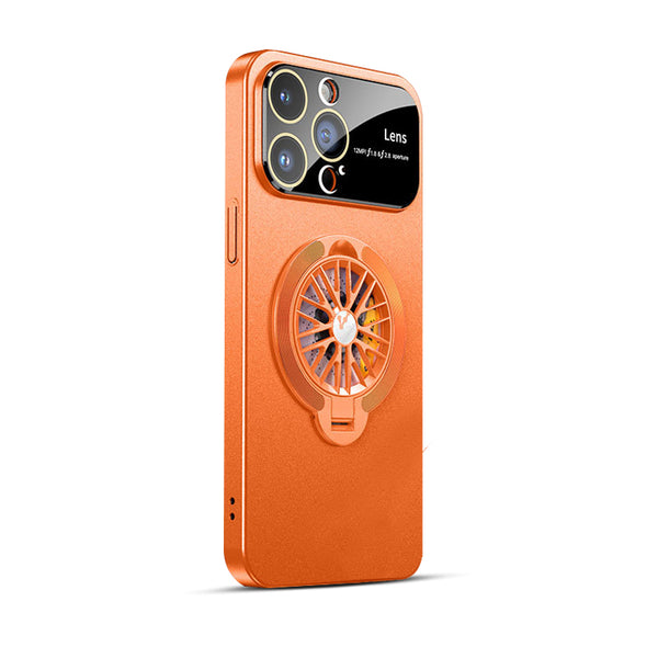 Vibrant Orange | iPhone MagSafe Gyroscope Bracket Case