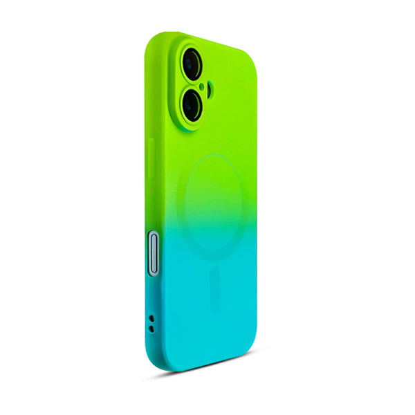 Green-Blue | iPhone MagSafe Gradient Silicone Case