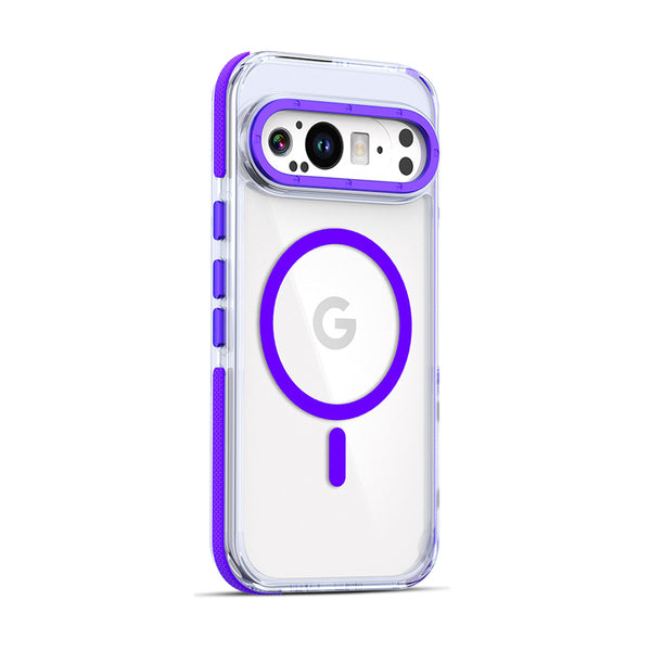 Translucent Purple | Google MagSafe Color Edge Clear Case