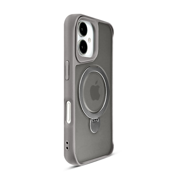 Titanium Gray | iPhone Magsafe Semi-Transparent Frosted Case