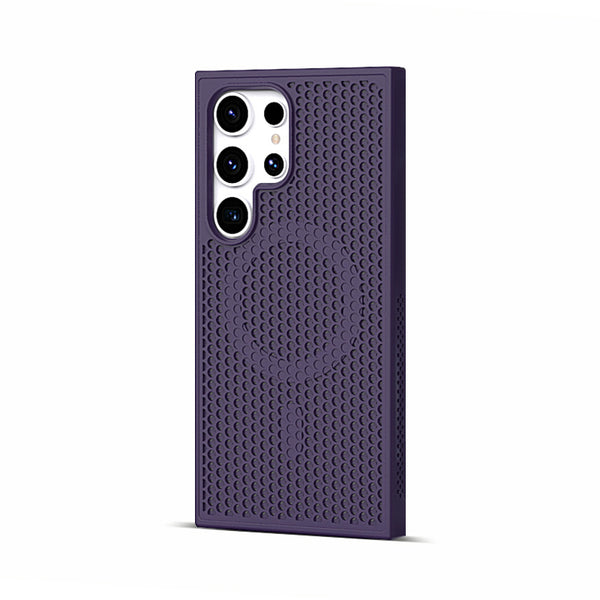 Dark Purple | Samsung Magsafe Honeycomb Cooling Case