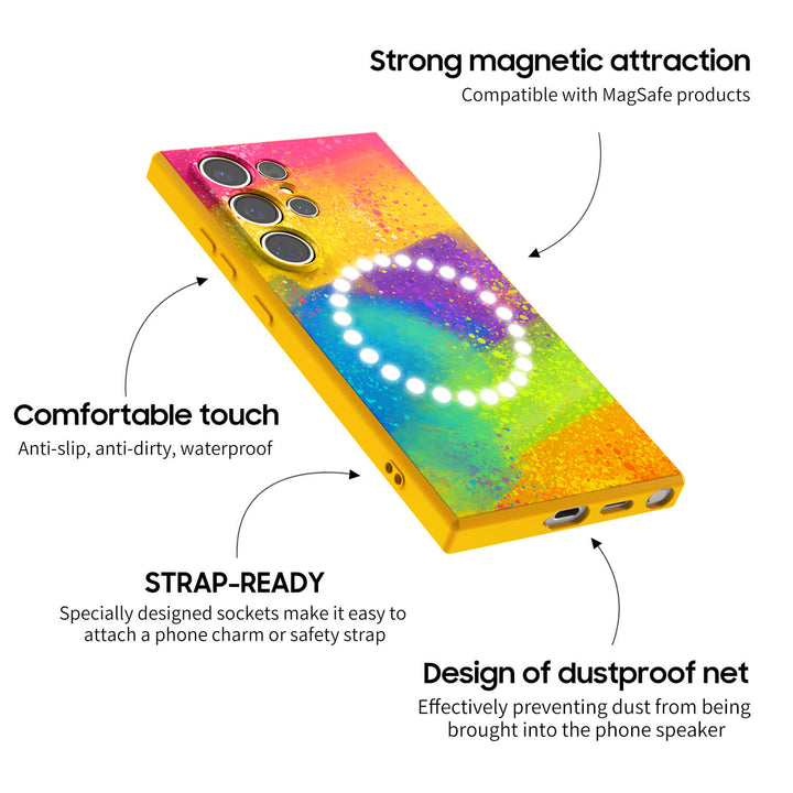 Orange-Red Seaweed | Samsung Series Impact Resistant Protective Case
