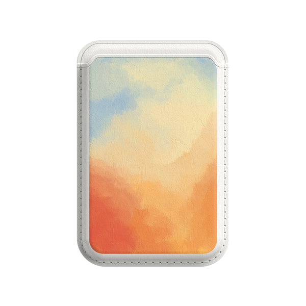 Dusk Sunset | Leather Wallet with MagSafe