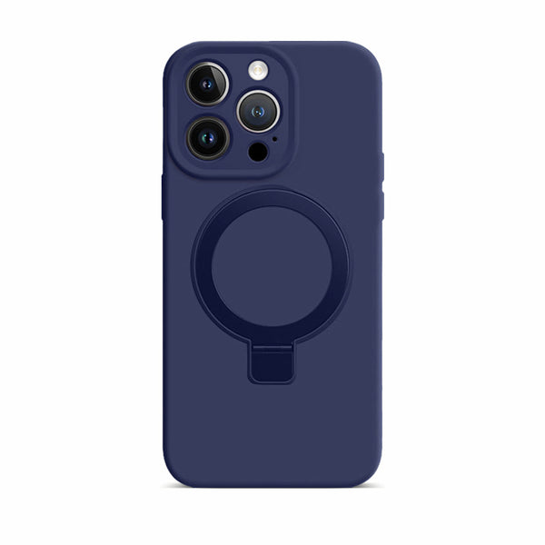 Navy Blue | iPhone MagSafe Bracket Liquid Case