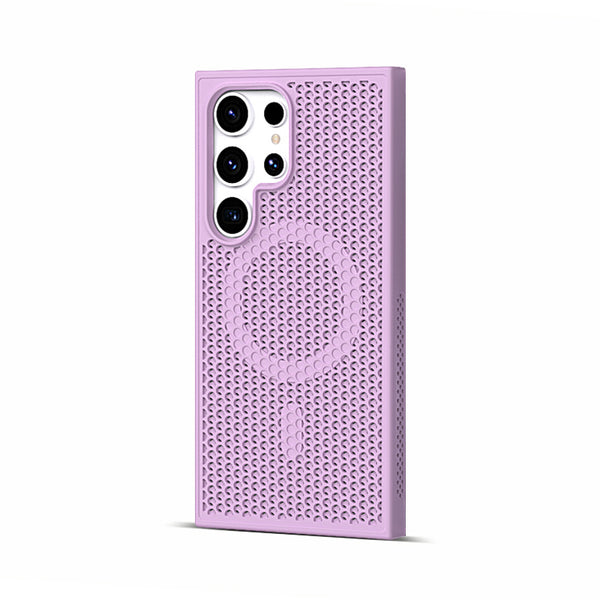 Grass Purple | Samsung Magsafe Honeycomb Cooling Case