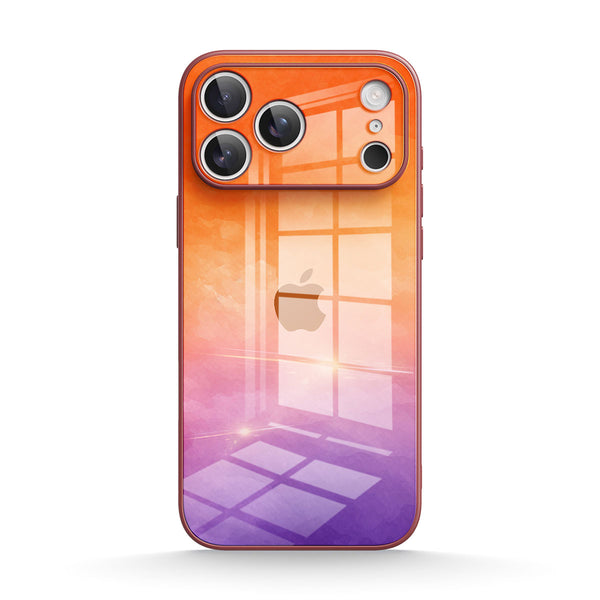 Sunset Color | IPhone Series Tempered Glass Case