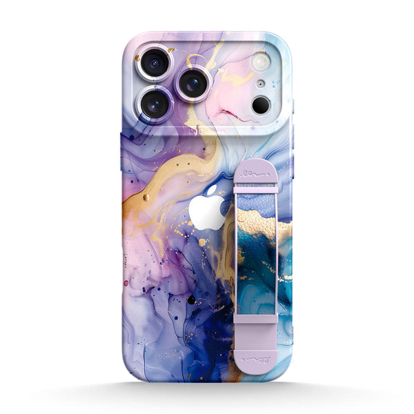 Gilded Colored Jade | iPhone Series Multifunctional Wristband Case