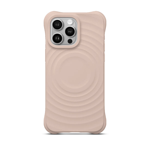 Gravel White | iPhone MagSafe Corrugated Silicone Case