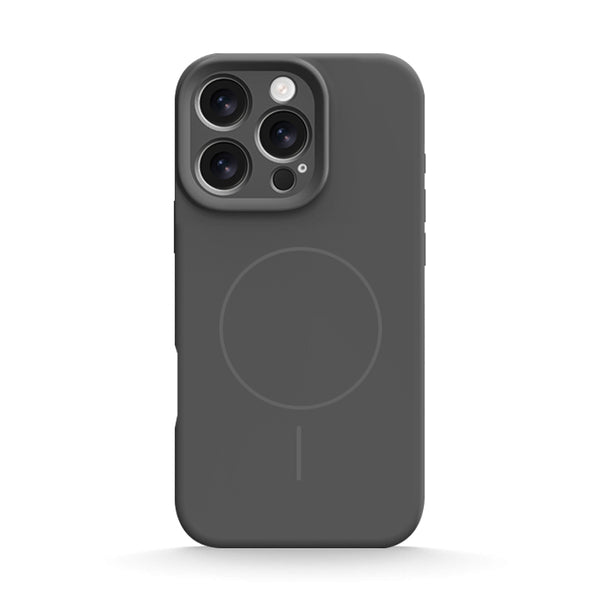 Graphite Gray | iPhone Touch AI Button MagSafe Silicone Case