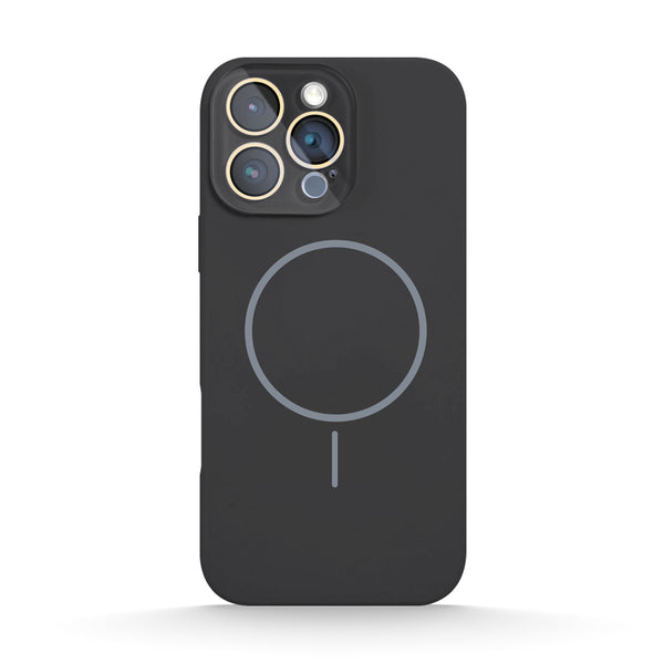 Noble Black | iPhone Lens Protection Silicone Protective Case