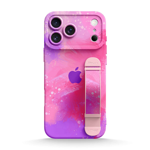Pink Purple Coral | iPhone Series Multifunctional Wristband Case