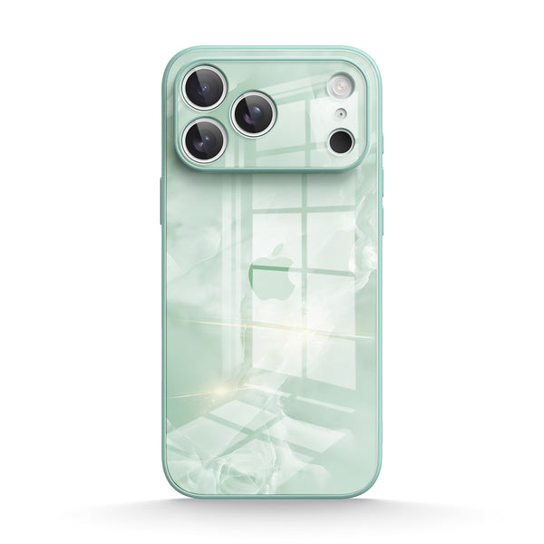 Mint Green | IPhone Series Tempered Glass Case