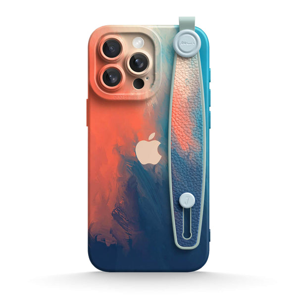 Blue/Orange | iPhone Series Multifunctional Wristband Case