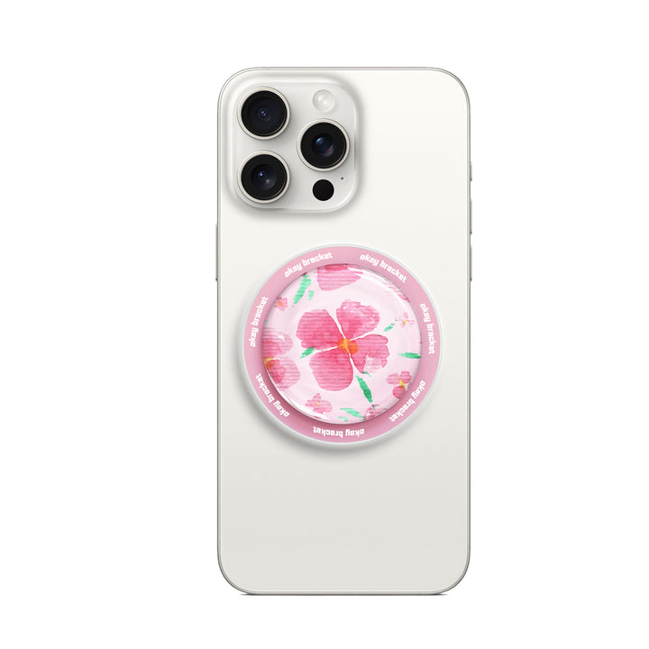 Pink Peach Blossom | Air Bag Grip For MagSafe