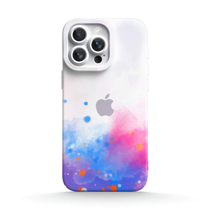 Sputter-Pink Blue Purple | IPhone Series Impact Resistant Protective Case